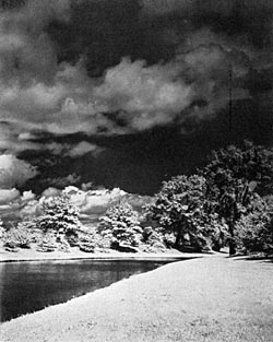 Infrared landscape photograph